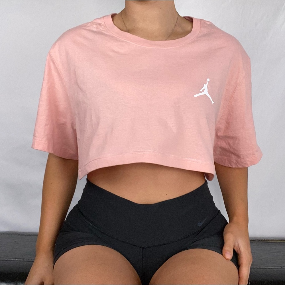 Jordan Pink Crop Top